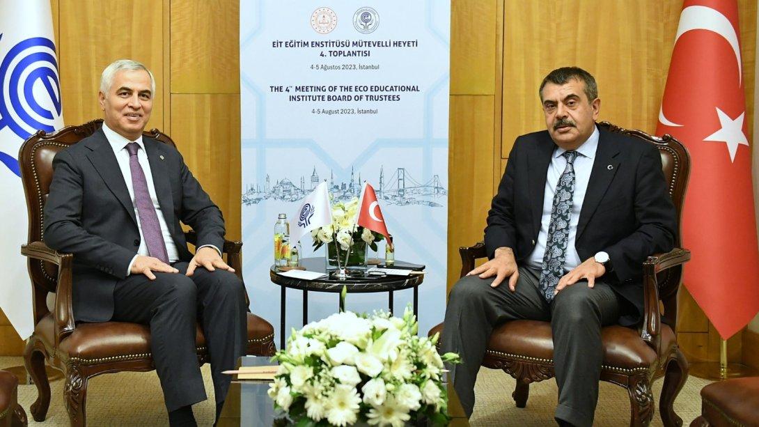 MINISTER TEKİN HOLDS BILATERAL TALKS WITH EDUCATION MINISTERS OF ECONOMIC COOPERATION ORGANIZATION