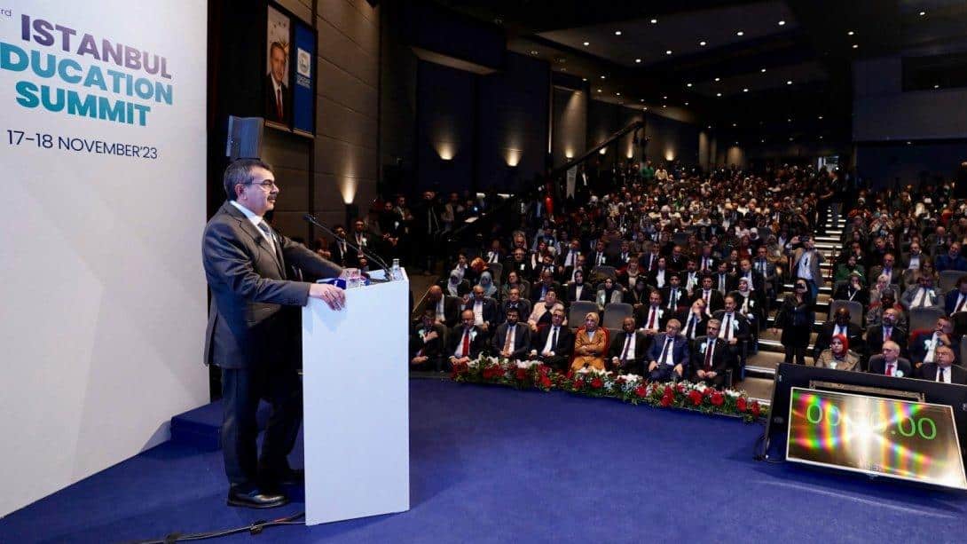 MINISTER YUSUF TEKİN ATTENDS THE TURKISH MAARİF FOUNDATION 3RD ISTANBUL EDUCATION SUMMIT