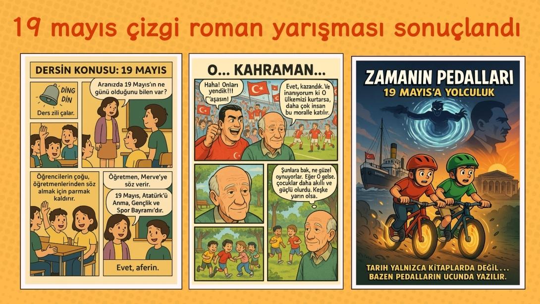 19 Mayıs Temalı Çizgi Roman Yarışmasının Kazananları Açıklandı